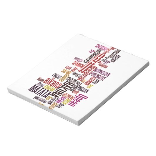 Global Groove: Hakuna Matata in jeder Sprache Notizblock (Rotiert)