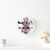 Global Groove: Hakuna Matata in jeder Sprache Runde Wanduhr (Zuhause)