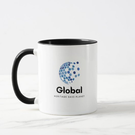 Global Haritage Rett Planet Tasse (Links)
