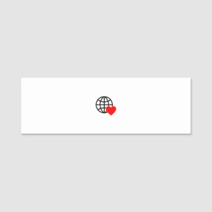 Global Heart Connection Namensschild
