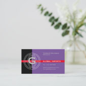 Global Import Business Card Visitenkarte (Stehend Vorderseite)