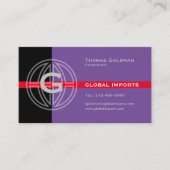 Global Import Business Card Visitenkarte (Vorderseite)