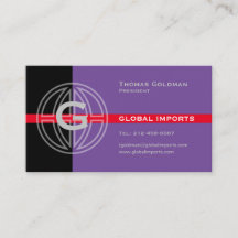 Global Import Business Card