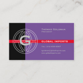 Global Import Business Card Visitenkarte