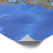 Global Landslide Map Poster (Ecke)