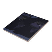 Global Map Earth's City Lights at the Night. Fliese (Seite)