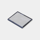 Global Map Earth's City Lights at the Night. Post-it Klebezettel (angewinkelt)