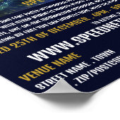 Global Networking, Speed-Networking-Event-Werbung Poster (Ecke)