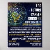 Global Networking, Speed-Networking-Event-Werbung Poster (Vorne)