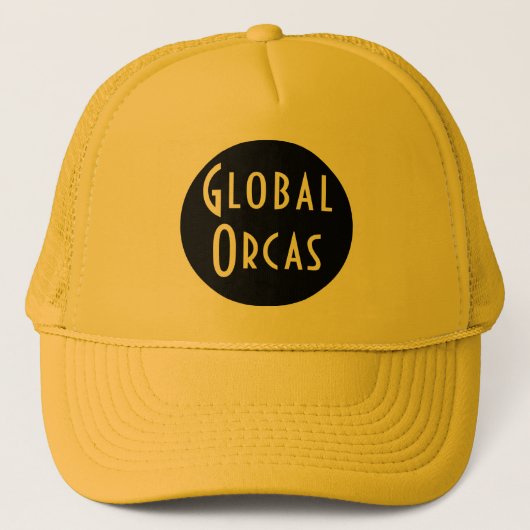 Global Orcas Trucker Hat Truckerkappe (Vorderseite)