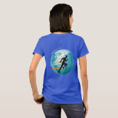 Global Runner T - Shirt Design. (Schwarz voll)