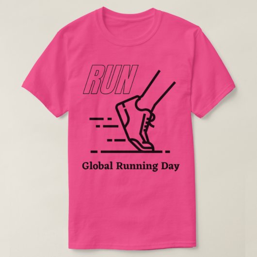 Global Running Day Classic T-Shirt (Design vorne)
