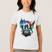 Global Soccer 2026 Three Nations. One Dream. Tri-Blend Shirt (Vorderseite)