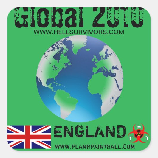 Global Sticker England 2010 (Vorderseite)