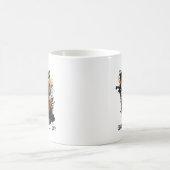 Global Tiger Day, Grunge Tiger Kaffeetasse (Mittel)