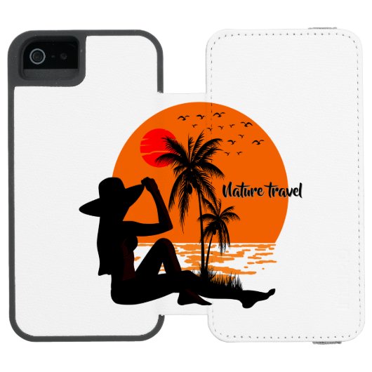 Global Tourism Resilience Day Incipio iPhone Geldbeutel-Hülle (Folio Geöffnet)