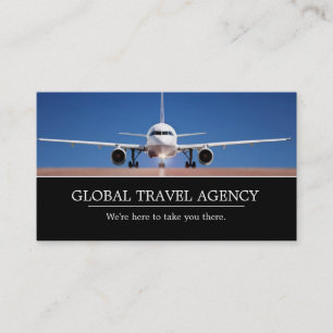 Global Travel Agency Agent Business Card Visitenkarte