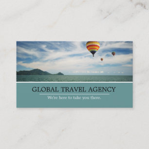 Global Travel Agency Agent Business Card Visitenkarte