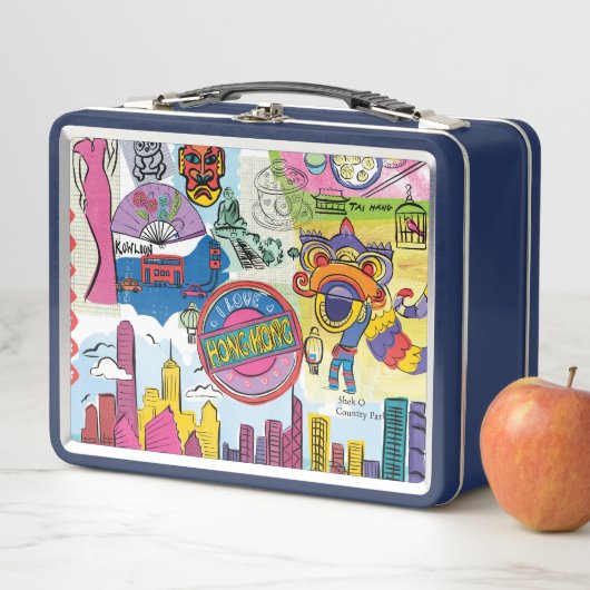 Global Travel - Hongkong Metall Brotdose (Beispiel)