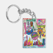 Global Travel - Hongkong Schlüsselanhänger (Vorderseite links)