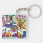 Global Travel - Hongkong Schlüsselanhänger (Rückseite)