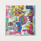 Global Travel - Hongkong Wandteppich (Vorderseite)