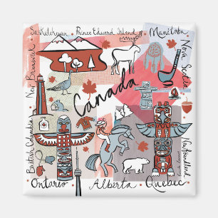 Global Travel - Kanada Magnet