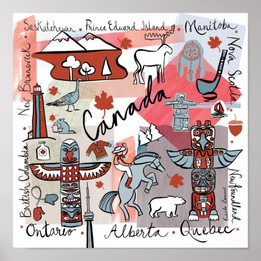 Global Travel - Kanada Poster (Vorne)