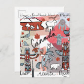 Global Travel - Kanada Postkarte (Vorne/Hinten)