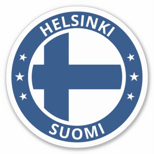 Global Traveler - 'City', Suomi | Finland (Edit) Aufkleber (Vorderseite)