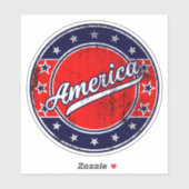 Global Traveller - Amerika | US-Sticker Aufkleber (Blatt)