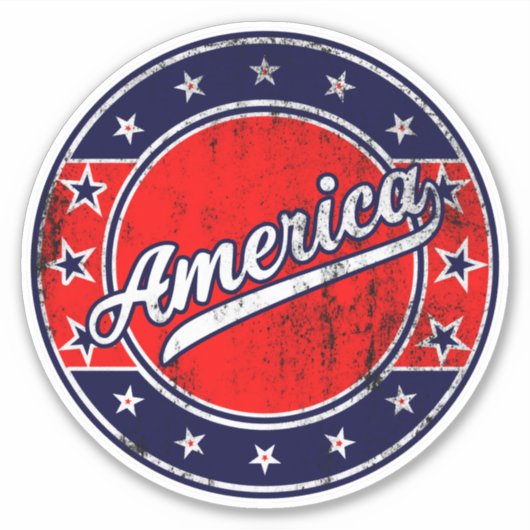 Global Traveller - Amerika | US-Sticker Aufkleber (Vorderseite)
