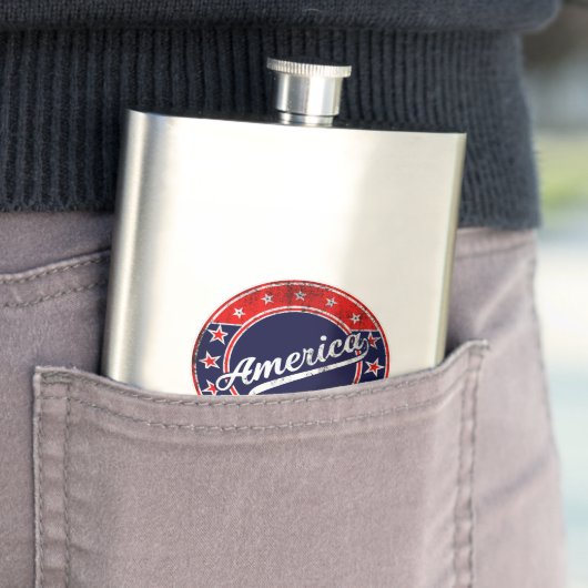 Global Traveller - Amerika | USA Flask | Flachmann (Beispiel)