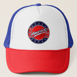 Global Traveller - Amerika USA Trucker Hat Truckerkappe
