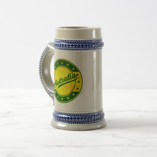 Global Traveller - Australien Bierglas (Vorderseite Links)