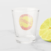 Global Traveller - Barcelona, Spanien Schnapsglas (Rückseite)