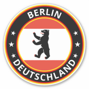 Global Traveller - Berlin, Deutschland (Edit) Aufkleber