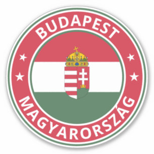 Global Traveller - Budapest, Magyarország Ungarn Aufkleber