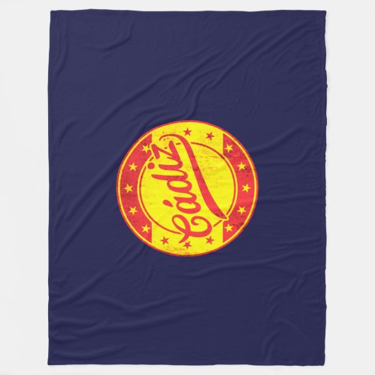 Global Traveller - Cadiz, Spanien Fleecedecke (Vorderseite)