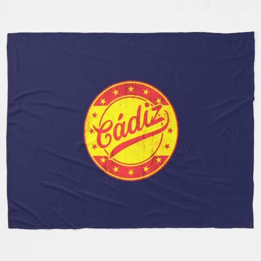 Global Traveller - Cadiz, Spanien Fleecedecke (Vorderseite (Horizontal))