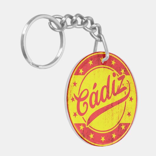 Global Traveller - Cadiz, Spanien Schlüsselanhänger (Vorderseite links)