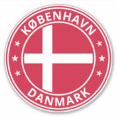 Global Traveller - 'City', Danmark | Dänemark (Edi Aufkleber (Vorderseite)