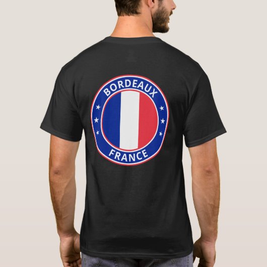 Global Traveller - City, Frankreich (Edit) T - Shi T-Shirt (Rückseite)