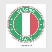 Global Traveller - 'City', Italien (Edit Sticker) Aufkleber (Blatt)