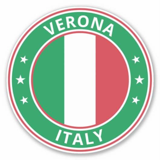 Global Traveller - 'City', Italien (Edit Sticker) Aufkleber (Vorderseite)