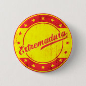 Global Traveller - Extremadura, Spanien Button (Vorderseite)