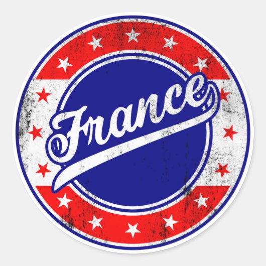 Global Traveller - Frankreich Sticker (Vorderseite)