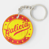 Global Traveller - Galicien, Spanien Schlüsselanhänger (Rückseite)