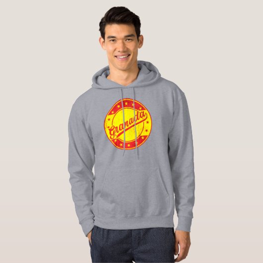Global Traveller - Granada, Spanien Hoodie (Vorne ganz)