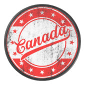 Global Traveller - Kanada Eishockey Puck (Vorderseite)